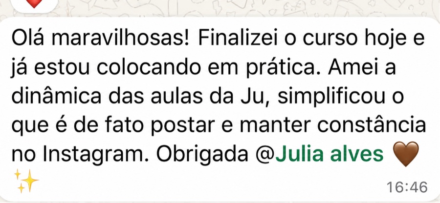 Depoimento de aluna: finalizei o curso e já estou colocando em prática